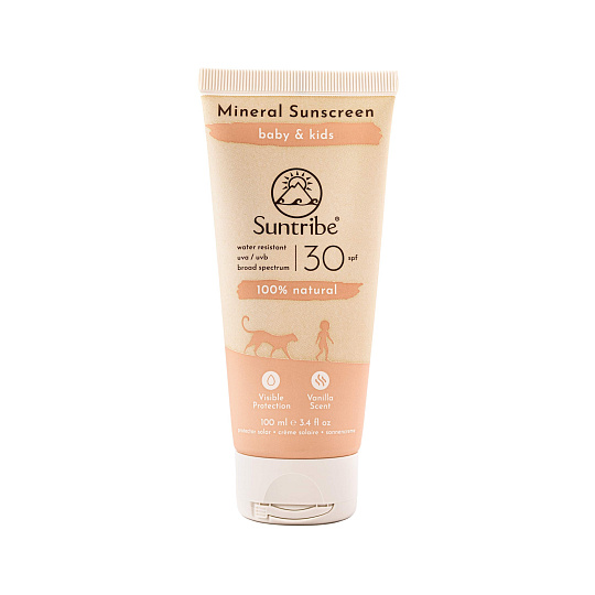 Suntribe Opalovací krém pro děti SPF 30 vanilka 100 ml expirace 9/26 Suntribe Opalovací krém pro děti SPF 30 vanilka 100 ml expirace 9/26