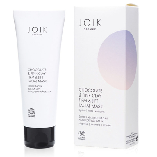 JOIK ORGANIC Zpevňující a vyhlazující pleťová maska Čokoláda & Růžový jíl po datu expirace 21.7.2023