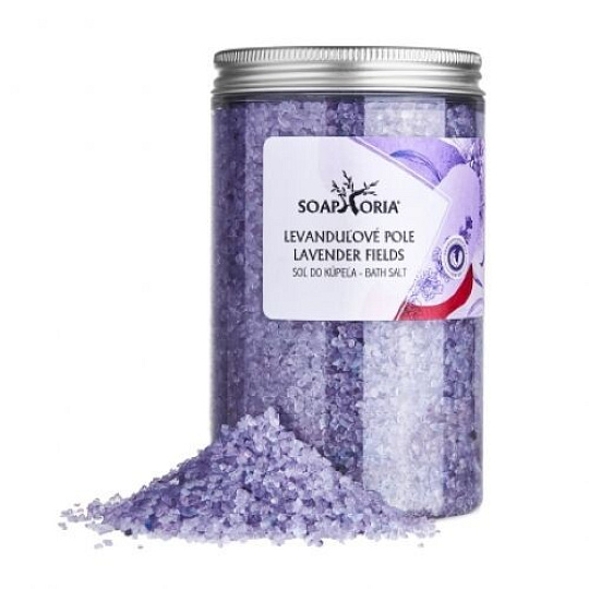 SOAPHORIA Sůl do koupele Levandulové pole 450 g SOAPHORIA Sůl do koupele Levandulové pole 450 g