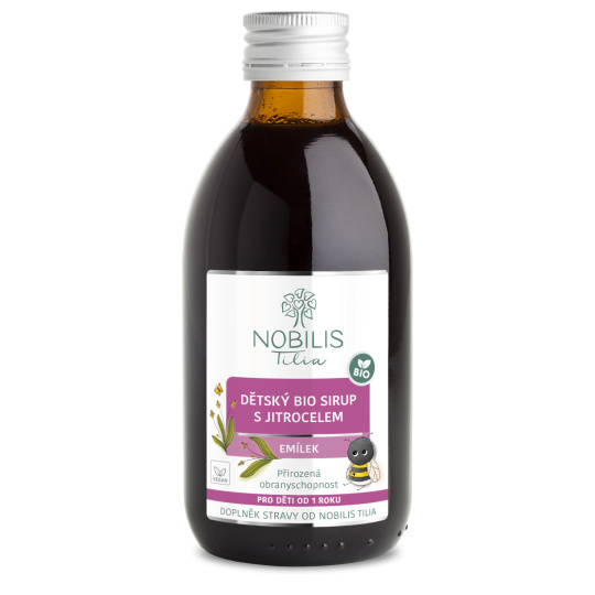 Nobilis Tilia Dětský BIO sirup s jitrocelem Emílek 250 ml