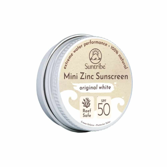 Suntribe Přírodní zinkový opalovací krém SPF 50 Bílá 15 g expirace 7.3.2026