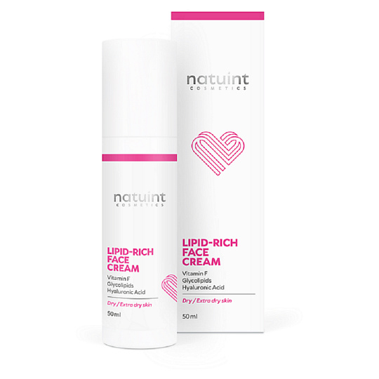 Natuint Cosmetics Výživný pleťový krém s lipidy 50 ml expirace 6/26
