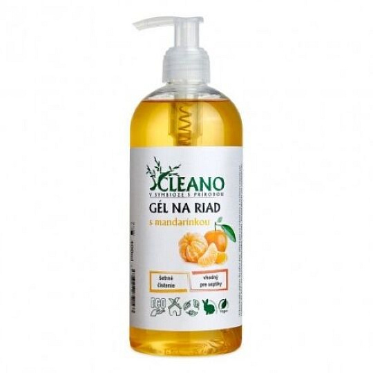 Cleano Gel na nádobí Mandarinka 400 ml Cleano Gel na nádobí Mandarinka 400 ml
