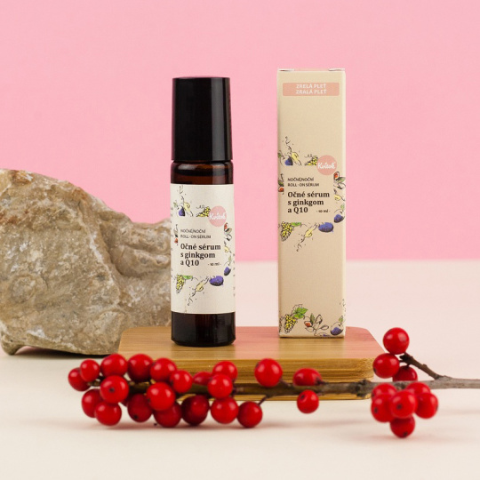 KVITOK Roll-on oční sérum s Ginkem a Q10 10 ml