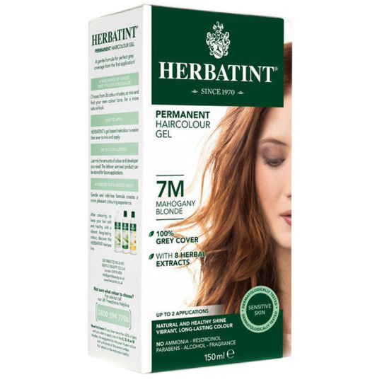 HERBATINT Permanentní barva na vlasy Světle mahagonová blond 7M