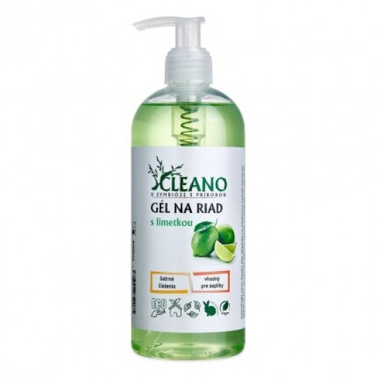 Cleano Gel na nádobí Limetka 400 ml