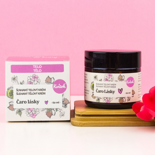 Kvitok Šlehaný tělový krém Kouzlo lásky 60 ml