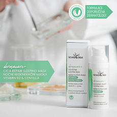 Soaphoria Dermacare Cica Repair noční regenerační maska Vitamin B3 a Centella 50 ml expirace 12.9.2026 Soaphoria Dermacare Cica Repair noční regenerační maska Vitamin B3 a Centella 50 ml expirace 12.9.2026