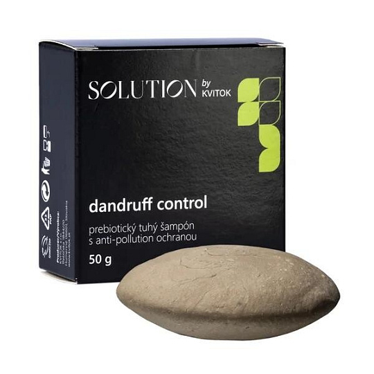 Kvitok Solution Prebiotický tuhý šampon Dandruff Control 50 g
