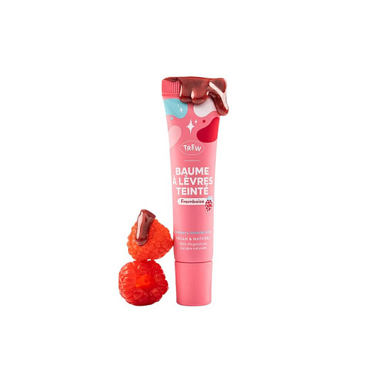 Trew Tónovací malinový balzám na rty Rapsberry 15 ml Trew Tónovací malinový balzám na rty Rapsberry 15 ml