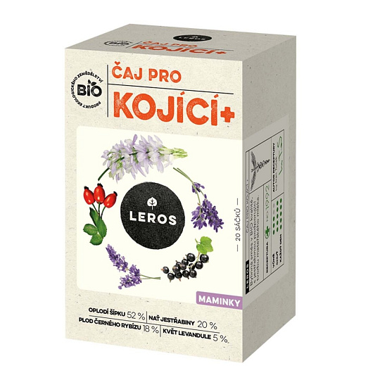 Leros Bio Čaj pro kojící+ 20 ks Leros Bio Čaj pro kojící+ 20 ks