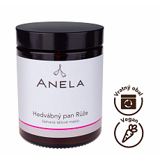 Anela Hedvábný pan Růže šlehané tělové máslo 180 ml expirace 6/26