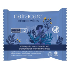 Natracare Vlhčené ubrousky pro intimní hygienu 12 ks