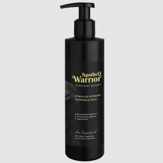Warrior by ApotheQ Stimulátor šampon proti vypadávání vlasů 250 ml