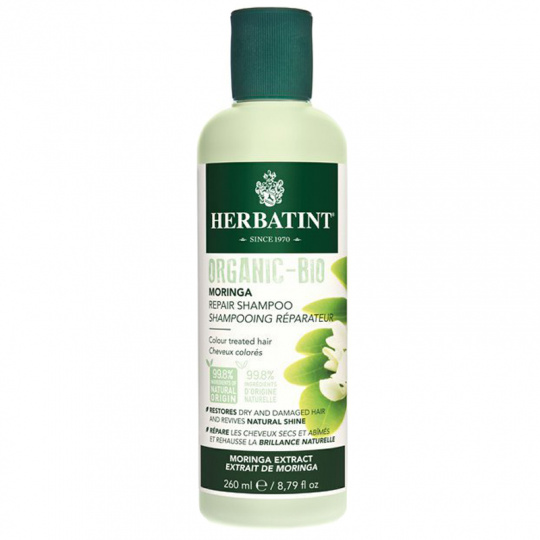 HERBATINT Bio šampon na barvené vlasy Moringa Repair 260 ml