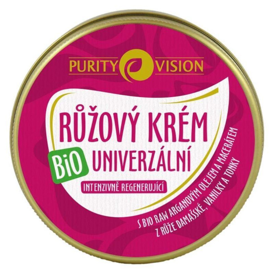 PURITY VISION Bio Růžový krém univerzální po datu expirace 2/23