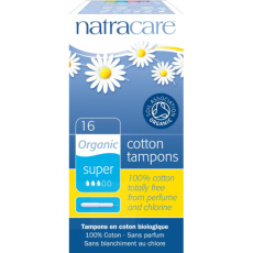 NATRACARE tampons with super applicator
