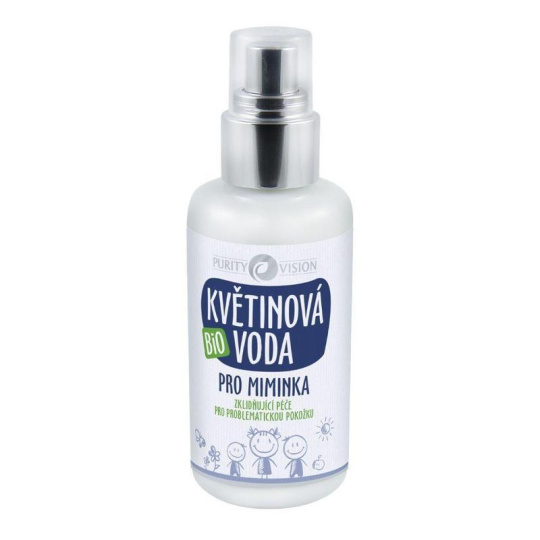 PURITY VISION Bio květová voda pro miminka 100 ml po datu expirace 8/23
