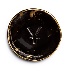 YAGE Porcelánová miska se zlatem 1 ks YAGE Porcelánová miska se zlatem 1 ks