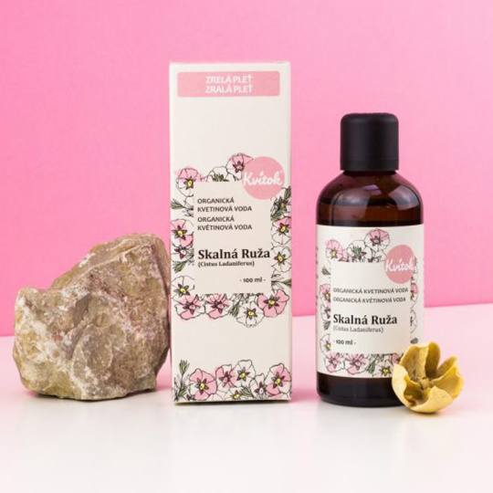 KVITOK Skalní růže Cistus BIO květová voda 100 ml po datu expirace 9/23