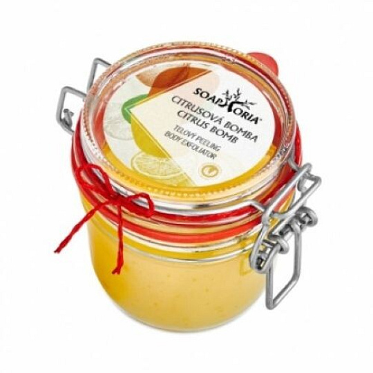 Soaphoria Organický solný tělový peeling Citrusová bomba 255 ml Soaphoria Organický solný tělový peeling Citrusová bomba 255 ml