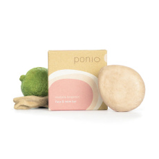 PONIO Čisticí přípravek face a intim bar Santal a bergamot 50 g