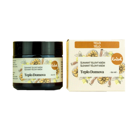 Kvitok Šlehaný tělový krém Teplo Domova 60 ml