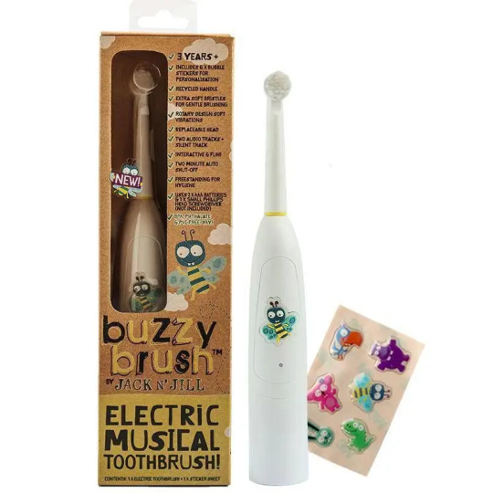 JACK N´JILL Elektrický zubní kartáček s melodií Buzzy Brush 1ks