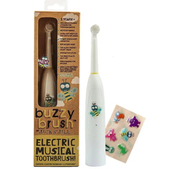 Jack N' Jill Elektrický zubní kartáček s melodií Buzzy Brush 1ks