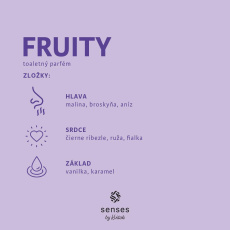 Kvitok Senses Vzoreček Toaletní parfém Fruity 2 ml