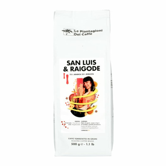 LE PIANTAGIONI DEL CAFFE San Luis Raigode 75% arabica 25% robusta 500 g