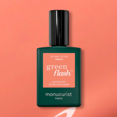 Manucurist Green Flash LED Gel lak Peach 15 ml