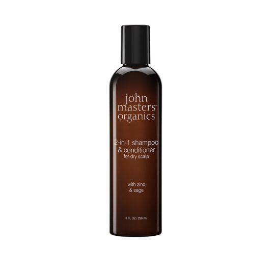 JOHN MASTERS ORGANICS šampon a kondicionér 2v1 se zinkem a šalvějí 236 ml