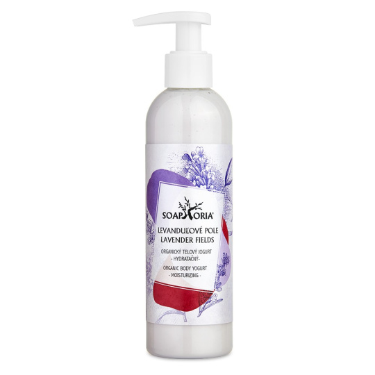 SOAPHORIA Organický tělový jogurt Levandulové pole 250 ml