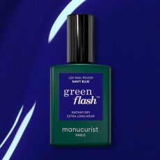 Manucurist Green Flash LED Gel lak Navy Blue 15 ml