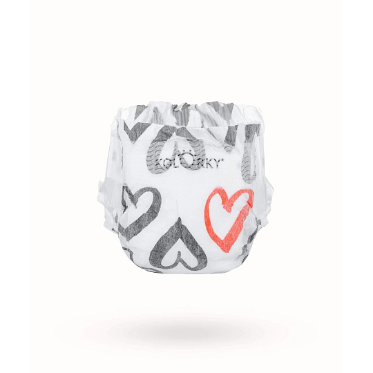 Kolorky Denní plenky Hearts vel. M 21 ks Kolorky Denní plenky Hearts vel. M 21 ks