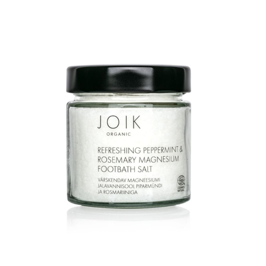 JOIK ORGANIC Osvěžující koupelová sůl na nohy s mátou a rozmarýnem