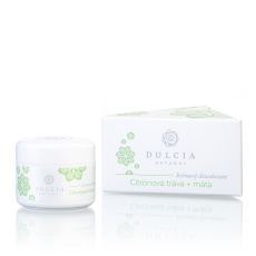 DULCIA NATURAL Krémový deodorant Citrónová tráva máta 30 ml DULCIA NATURAL Krémový deodorant Citrónová tráva máta 30 ml