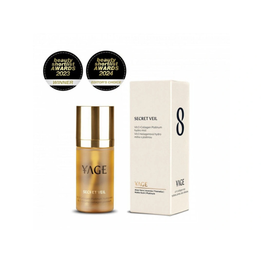 Yage č. 8 Vit. C + Kolagenová hydro mlha s platinou Secret Veil 60 ml